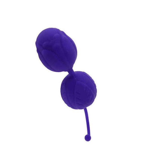 Nxy Sex Oeufs Boules Vaginales Silicone Vibrant Formation Haltère Smart Ball Femmes Vagin Rétrécissement Serré Exercice Machine Jouet pour 1215