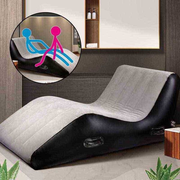 Muebles de sexo nxy muebles almohada de silla inflable Sofá Sofá Juegos para adultos Posiciones multifuncionales Y juguetes para parejas Mujeres para hombres 220111