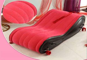 NXY Sex Furniture Oreiller de canapé sexuel gonflable pour chaise de position avec 4 menottes Jouets érotiques pour couples adultes Boutique 12246354837