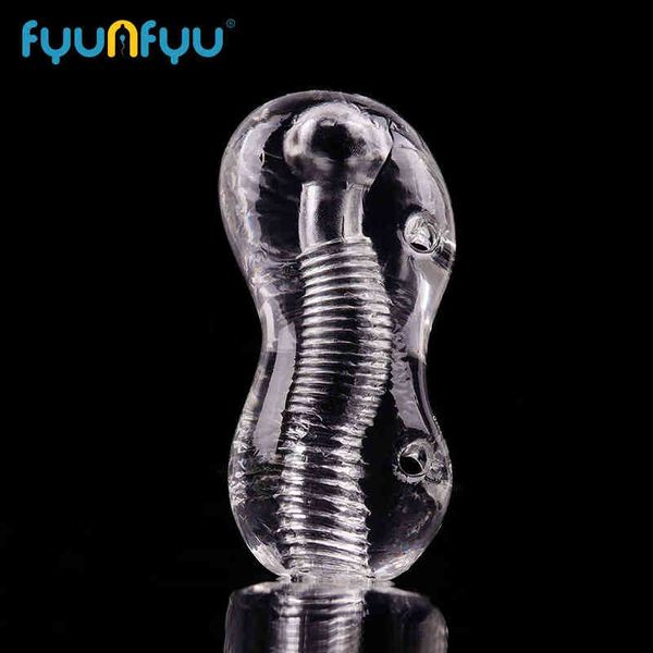 NXY SEX MASTRUBATEURS ADULT TOYS Silicone Vagin Transparent Silicon Pussy Masturbation Work Out Exercice d'endurance pour les produits de l'homme 220127