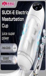 NXY Sex Men Masturbators Inteligente Automático Masturbación Copa de masturbación Clip Sucking Vibration 10 Modos Continuación Botón de pantalla táctil4025075