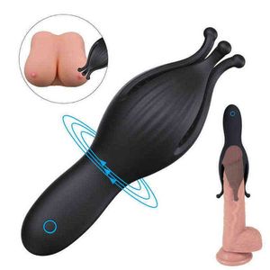 NXY Sexe Hommes Masturbateurs Octopus Aircraft Cup Masturbateur Masculin Noir Masturbation Produits Pour Adultes Électrique 0307