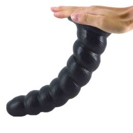 Nxy seksproducten dildos luuk anale plug spiraalvormige big dildo lang speelgoed voor vrouwenconch ontwerp anus massagestimulatie flirten Japanse poppen 1229