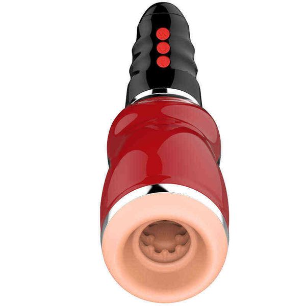 NXY Sex Products Vibrador masculino Masturbador Copa Vocalización automática Succión Orgasmo oral Máquina de masturbación Juguete eléctrico para adultos para hombre shop0210