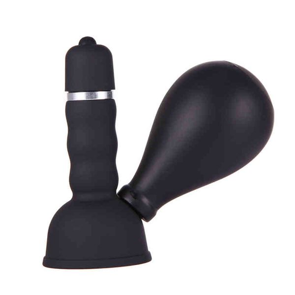 Nxy Sex Pump Toys Chupar Pezón Masajeador Estimulación De Senos Manual Juego Para Adultos Mamada Porno Pareja Coqueteo Negro 1221