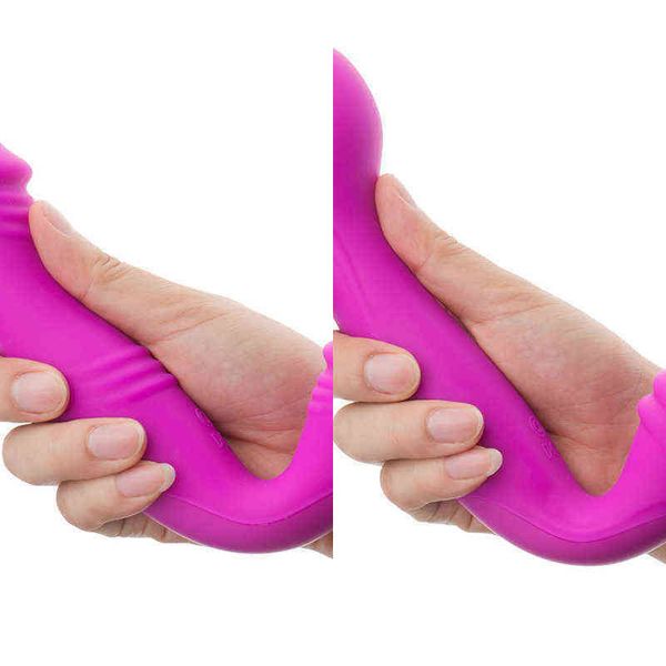 Nxy Sex Vibrators Erotic Sex Toys Strapon Strapon Dildo Vibrator Lesbian Strap-on Penis Pegging Double Ended Adult Toys pour femmes 1224