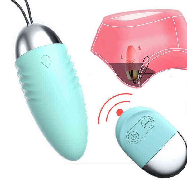 Nxy Sex Vibrators Kegel Exercise 10m Wireless Jump Egg Vibrator Control remoto Masaje corporal para mujeres Producto de juguete para adultos Lover Games 1217