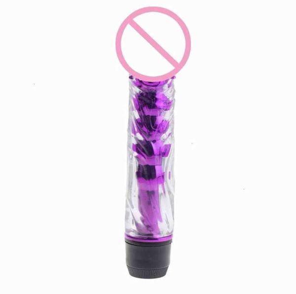 Nxy Sex Vibrators Masturbators Multispeed Jelly Vibrating Dildo Hermético Realista Clear Nep Penis G-spot Vagina Anal Vibrador Juguetes para adultos para mujeres 1013