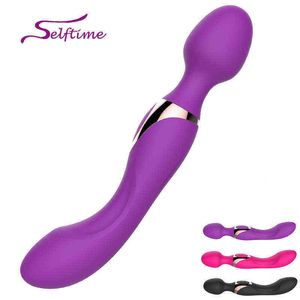 Nxy Sex Vibrators Puissant pour les femmes Magic Wall Body Massage Av Vibrator Toy Clitoris Stimulator Femme Produits pour adultes 1207