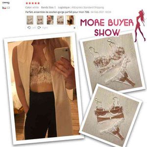 NXY ensemble sexy Lingerie sous-vêtements pour femmes cils dentelle brassière dentelle Bralette soutien-gorge et culotte vente en gros 1128