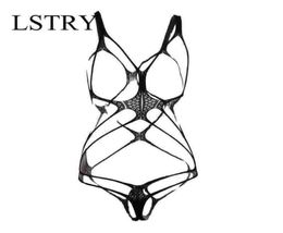 Nxy sexy set nieuwe glamour erotische lingerie voor vrouwen porno jurk lstry open bh kruis holle elastische ondergoed kostuums vrouwelijke lencer8101891
