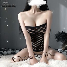 Nxy sexy set ojbk lingerie 16 types teeddies bodys érotique tenue ouverte entre les bas de maille
