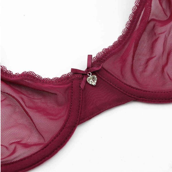 NXY sexy setSexy dentelle transparente voir à travers Bralette femmes sous-vêtements soutiens-gorge ensemble romantique brassière respirant Lingerie culotte 1127