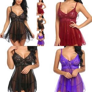 NXY Sexy Jupe 2 Pièces Ensemble Femmes Sexy Érotique Sling Lingerie Vêtements De Nuit Robe Babydoll Attrayant Sexy Vêtements De Nuit Charmante Robe De Nuit Vêtements De Nuit 230717