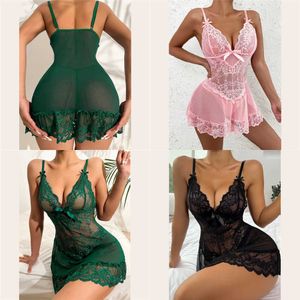 NXY Sexy Jupe 2023 Hot Sexy Lingerie Femme Érotique Pyjama Dentelle Lingerie Sexy Vêtements Babydoll Érotique Robe Transparente Sexy Lingerie Robe Chaude 230717