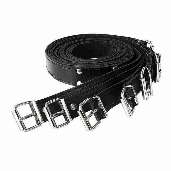 Nxy Sm Bondage Bdsm Esclavo Sexo Bondage Cuerda de cuero Shibari Correa Jubilación Fetiche Esposas Sm Atado Juguetes para adultos para pareja Kuishness Erótico 1216