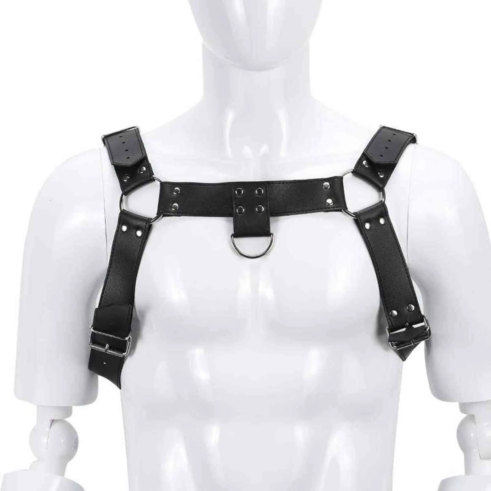 NXY SM BONDAGE MASTERO PU Cuero Exótico SM Tops Fetiche Gay Gay Arnés Ajustable Cinturones Ajustables Punk Rave Trajes Para El Sexo Esclavo BDSM 1126 De 68,3 € DHgate imagen