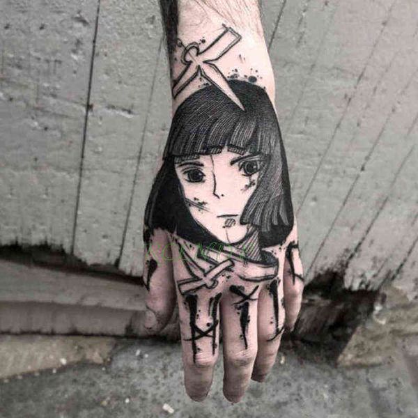 NXY Tatouage Temporaire Autocollant Imperméable Cool Faux Tatto Flash Tatoo Japon Anime Spirited Away Tato Body Art pour Fille Femmes Hommes 0330