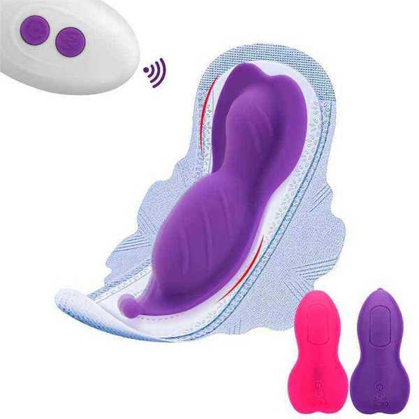 NXY Vagin Balls 10 Fréquence Wearable Butterfly Dildo Vibrator G Spot Stimulateur Clitoridien Télécommande Invisible Oeuf Vibrant Sex Toy Adult1211