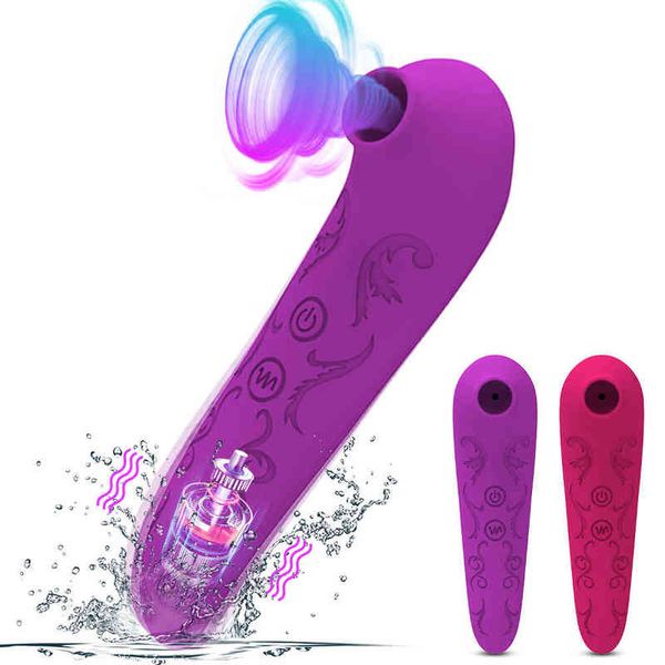 NXY Vibrateurs 10 Fréquence Sucer Stimulateur De Mamelon Dispositif De Masturbation Féminine G-Spot Vagin Sex Machine Cunt Adulte Jouets Pour Couple 220427