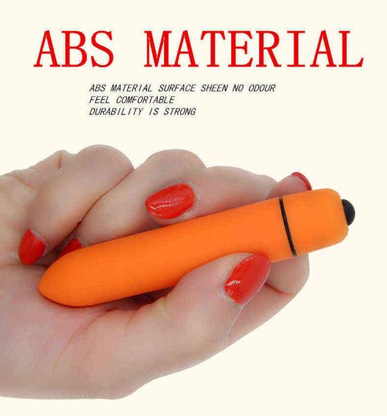 NXY Vibrators 10 Speed Mini Bullet Vibrator para mujeres Fast Orgams Stimulator Dildo Squirt Orgasm g Spot Clitoris Juguetes sexuales para parejas Productos 0104