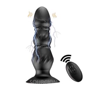 NXY vibrators 10 snelheden Draadloze afstandsbediening Anale Dildo Mannelijke Prostaat Massager Sucker Unisex G-Spot Stimulator Penis Vibrator Seksspeeltjes Voor Mannen 0106