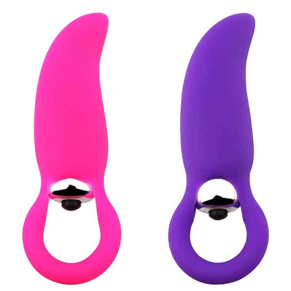 Nxy vibrateurs produits pour adultes Silicone Vibration arrière-cour Plug Anal femmes bâton de Massage amusant oeuf sautant Mini Av Le Ya 220629