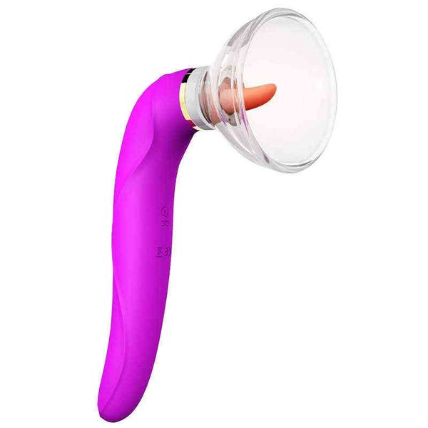NXY Vibromasseurs Produits pour adultes Vibromasseur G-spot Oral Sex Toys Pour Femme Mamelon Sucer Stimulateur Clitoridien Léchant Langue Sucker vibrateur 0107
