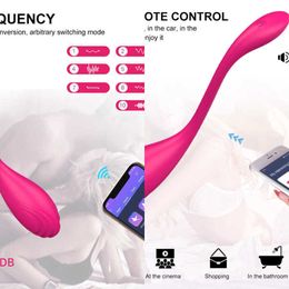 Nxy Vibromasseur App Control Vibromasseur Oeuf Vibrant pour Femmes Culotte Portable G Spot Stimulateur Vaginal Kegel Balls Dildo Sex Toys 230310