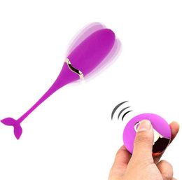 Nxy-vibrators Ballena Pequea Con Carga USB Para Hombres en Mujeres Juguete seksuele vibrador de huevo controle afstandsbediening inalmbrico 02096015127