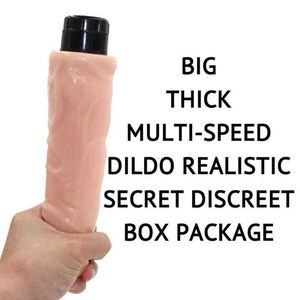 NXY Vibrators Big Thick Dildo Vibrator Réaliste Énorme Pénis g Spot Vagin Vibrators Sex Toys pour Femme Adultes Intimate Goods Machine Shop 0104