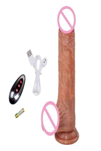 NXY Vibrateurs Gros Vibrateur Gode Vibrant Réaliste Femelle Doux Anal Sex Machine pour Femme En Caoutchouc Ventouse Pénis Jouets 12091208676