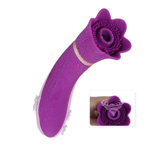 NXY Vibrators Custom Design Waterdichte oplaadbare Asa Zuigende vibrators Silica Paars Rose Vibrator met Dildo voor Dames 0104