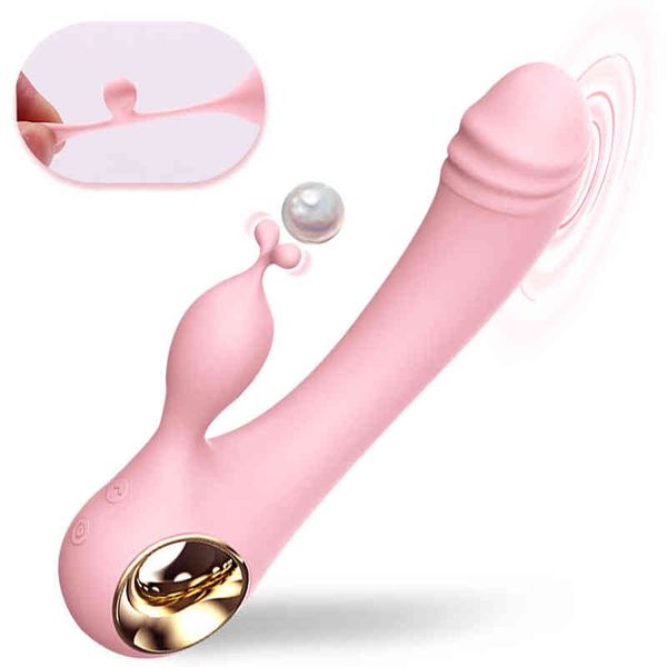 NXY Vibradores Dual Motor Consolador Vibrador Estimulador de Clítoris Punto G Vaginal Masturbador Femenino Máquina Sexual Cunt Juguetes Adultos para Pareja 220427