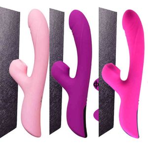 Vibradores NXY, vibrador endotérmico femenino, estimulador de clítoris, consolador calentado, masturbación femenina, juguete sexual de conejo 0110