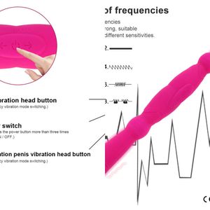 Nxy Vibromasseurs Gode Flexible Vibromasseur Double Extrémité pour Femmes Masseur Vagin Plug Anal Pénis Artificiel Érotique Gay Lesbienne Sex Toys 230310