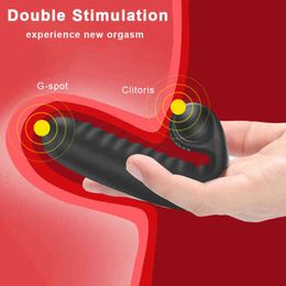 NXY Vibratoren G-punkt Finger Hülse Orgasmus Massage Klitoris Stimulieren Weibliche Masturbator Lesben Sex Spielzeug Für Frauen Erwachsene Prod L1 0407