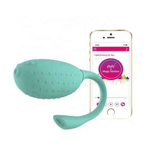 Vibradores NXY, control de aplicación verde, vibrador portátil, producto sexual para mujeres para máquina de vibración Magic Motion 0105