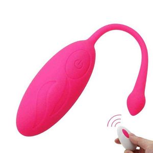 NXY VIBRATOREN Hoge kwaliteit Afstandsbediening Kegal Balls Siliconen Seksspeeltjes voor Vrouw 10 Modi Vibrator 0107