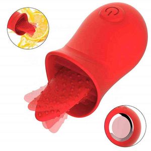 NXY Vibradores Konheal Masturbador lengua lamiendo chupando vibrador clítoris lechón estimulador del clítoris rojo vibrante rosa juguete sexual 0107