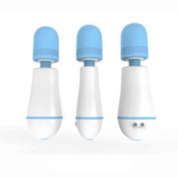 NXY Vibrateurs Nouveau Mini Bâton de Massage Appareil de Masturbation Pour Femmes Petit Av Produits de Sexe Pour Adultes Jouets Femelle 220426