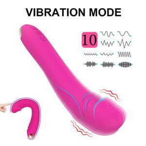 NXY Vibromasseur Puissant Vibromasseur Point G pour Femmes Stimulateur de Clitoris Silicone Souple Gode Réaliste Sexy Jouet Femme Adulte Couples 230508