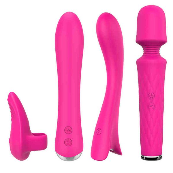 NXY Vibrateurs s Hande Original Usine Adulte Télécommande g Spot Massage Baguette Clitoridien Doigt Sex Toys pour Femme 0411