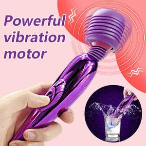 NXY Vibrators Sex Krachtige magische massagemuur Av -vibrator voor vrouwen USB laden Toy Toy Vagina Clitalis Stimulator Shop Dildo 1109