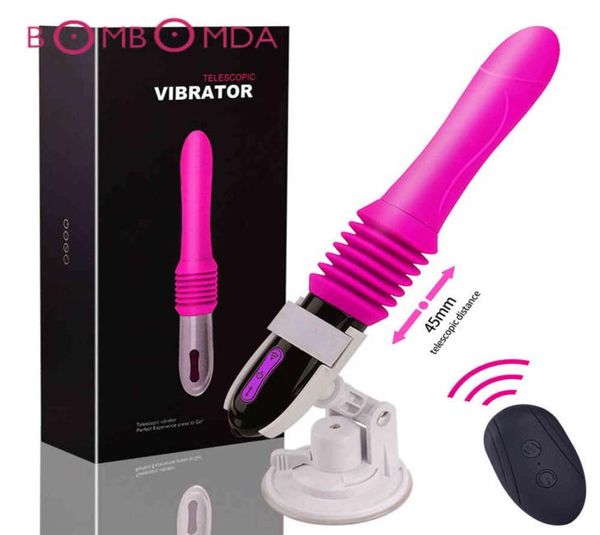 NXY Vibrateurs Sex Thrust Dildo Automatic G Spot Aspiration Game For Women Fun Fun Anal Massage Orgasm 11091345526