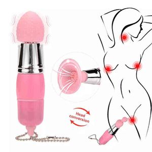 NXY Vibrateurs Sex Toy Tongue Vibrator Trois pièces Gourde Mini AV Rod Vibration Massage Oral Licking Clitoris Stimulator Pour Femme 0409