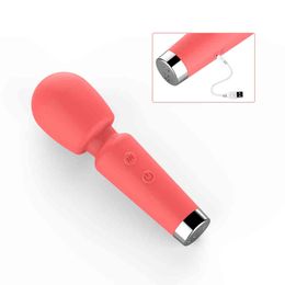 NXY Vibrateurs Sex Toys pour Femme Mini 16 Vitesse Baguette Magique Vibrateur Femelle Vagin Stimulation Clit Massage Masturbation Adultes 18 0409