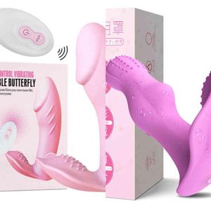 NXY Vibrators Sex Wearable slipje Vibrator voor vrouwen vagina Massager afstandsbediening clitoris stimulator volwassen speelgoed paar porno GA1393795