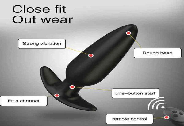 NXY Vibrateurs Small Vibrator Anal Pild vibrant Butt Prostate Massageur Sex Toys for Men Women Mini Remote Control 01266341240