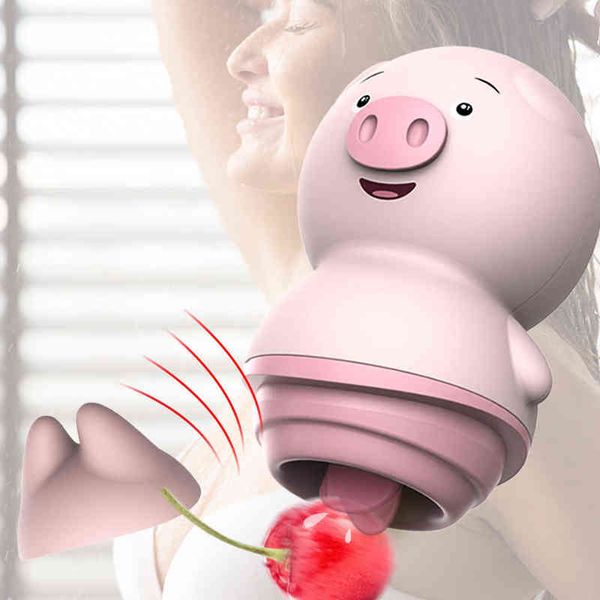 NXY Vibromasseurs Doux Mignon Langue De Porc Jouets Mini Vibrateur Jouet Sexuel Lécher La Chatte Pour Le Clitoris Érotique Sexy Produits Silicone Sextoys 0104